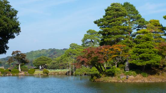 Garden in Kanazawa City, Japan